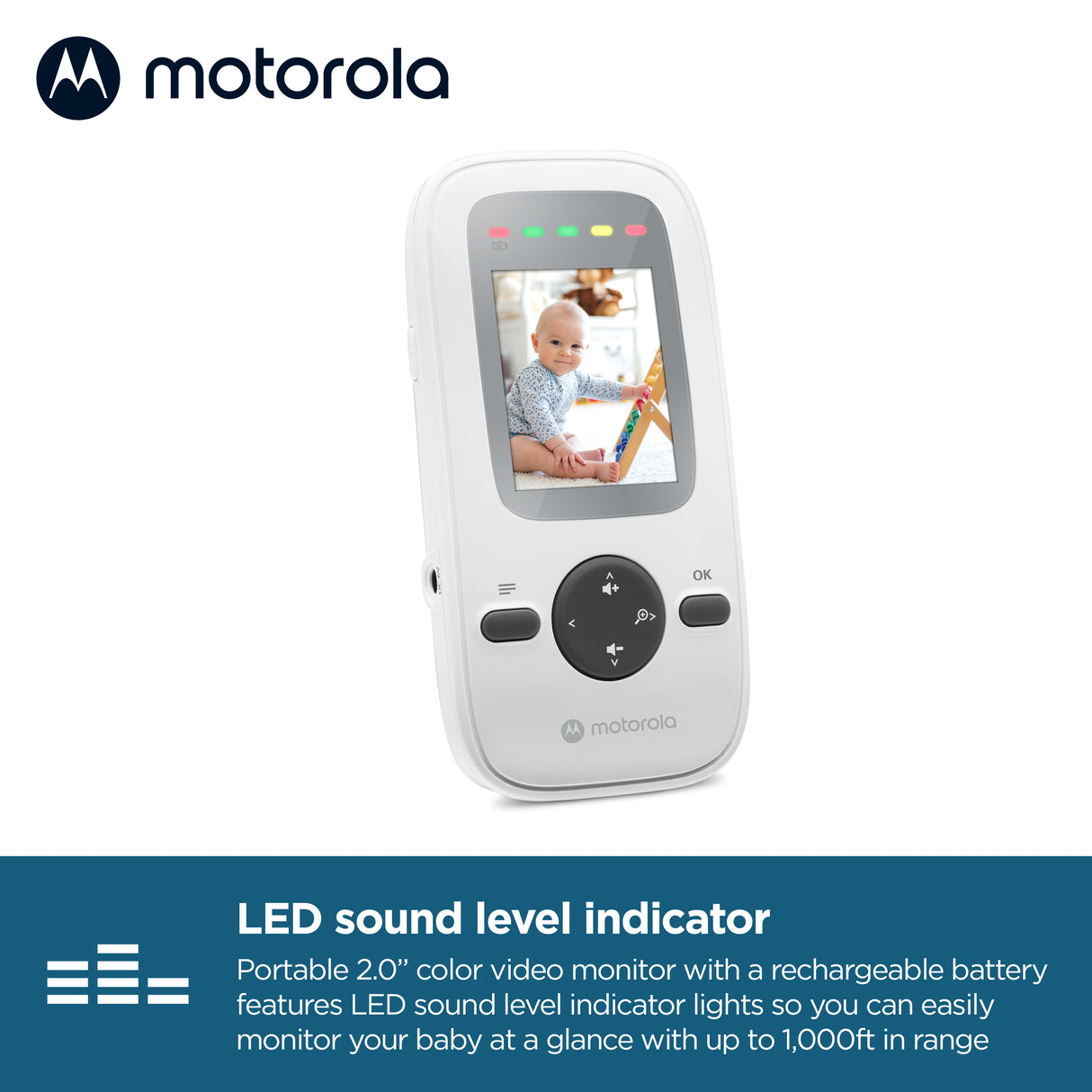 Baby monitor VM481 2" WHT - maximondo