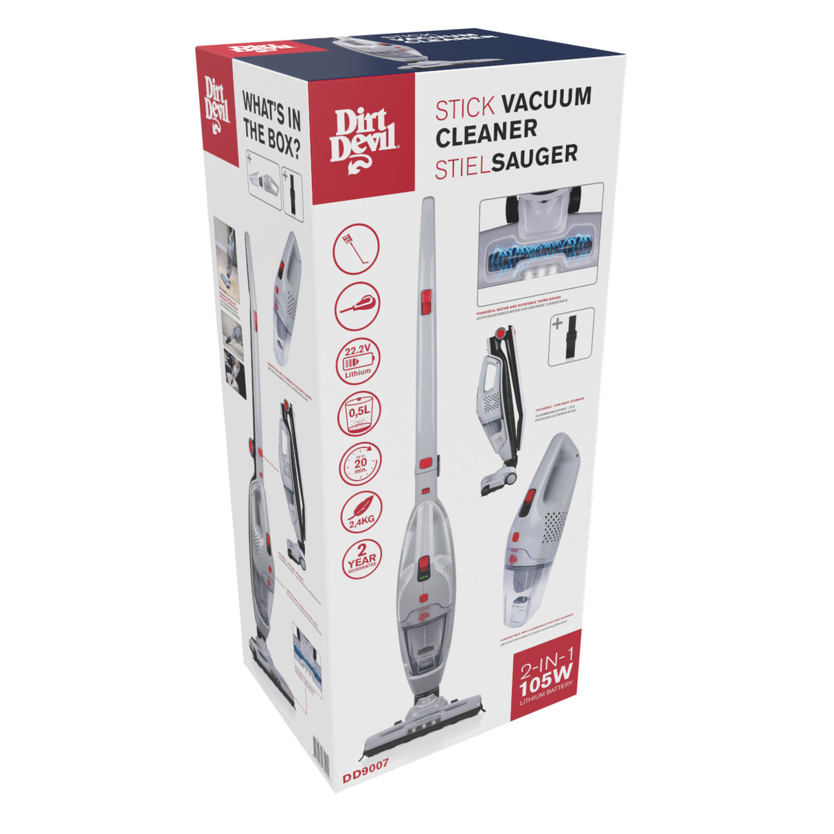 Dirt Devil DD9007 Steelstofzuiger - maximondo