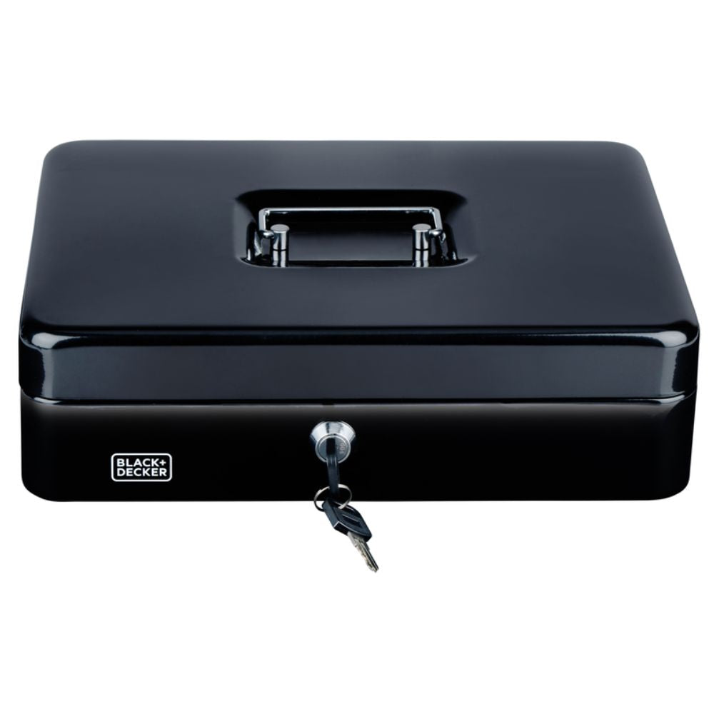 BLACK+DECKER geldkist met muntsorteerder en sleutel 30,5cm - maximondo