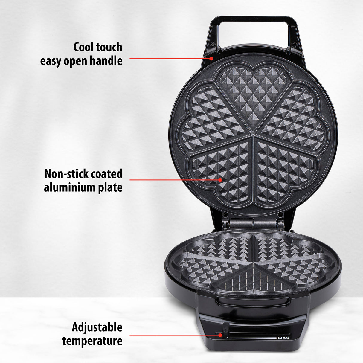 alpina Wafelijzer Hartvorm - maximondo