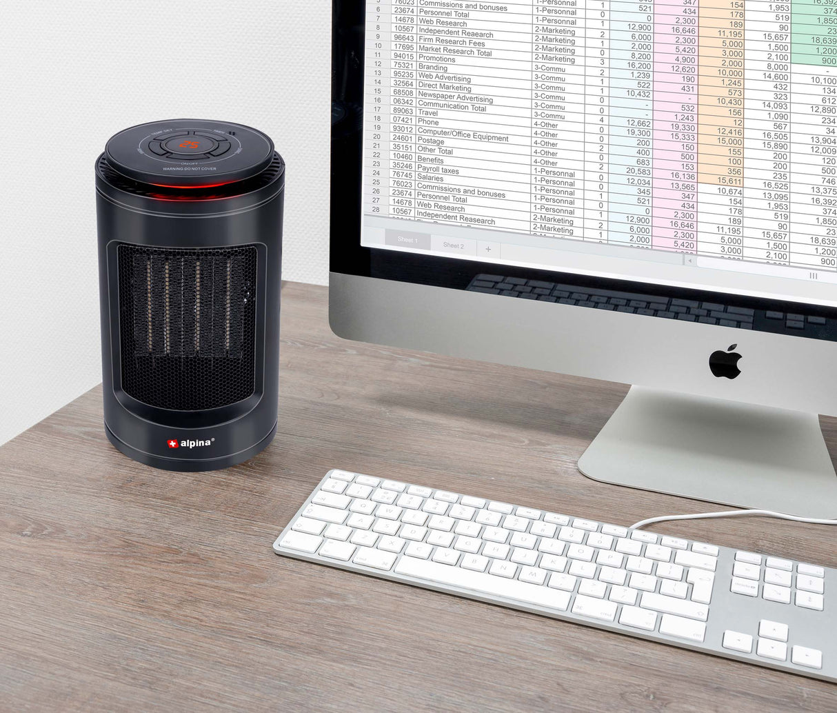 alpina Elektrische Kachel Heater, Timer - maximondo