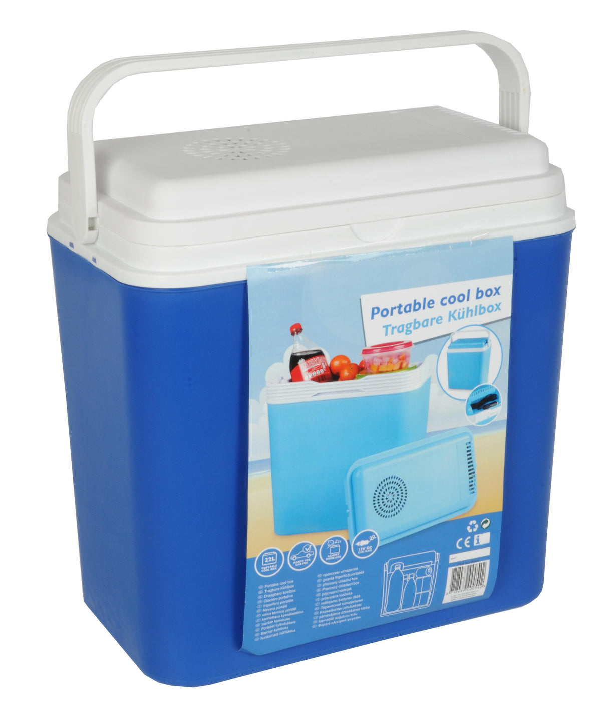 Koelbox 22L Auto Blauw - maximondo
