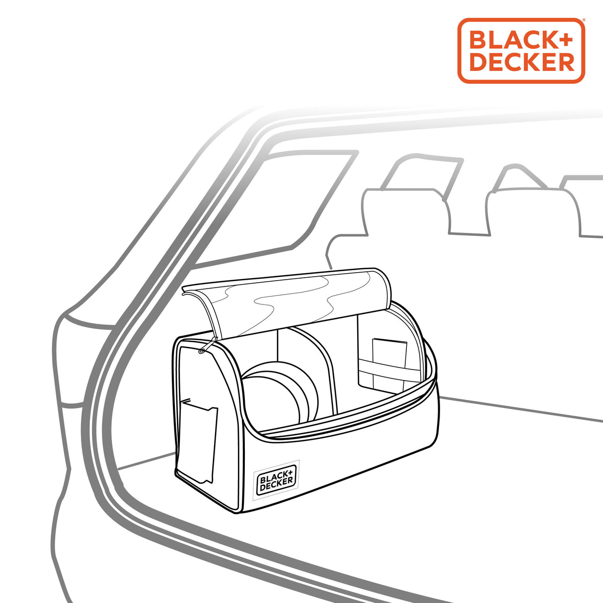 BLACK+DECKER Kofferbak Organizer - maximondo