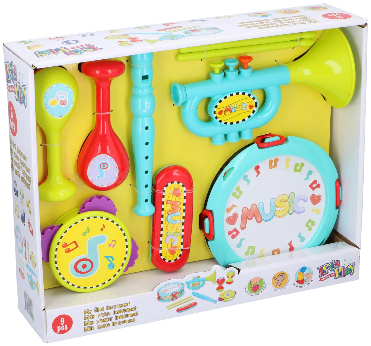 Music instruments set 9pcs ABS - maximondo