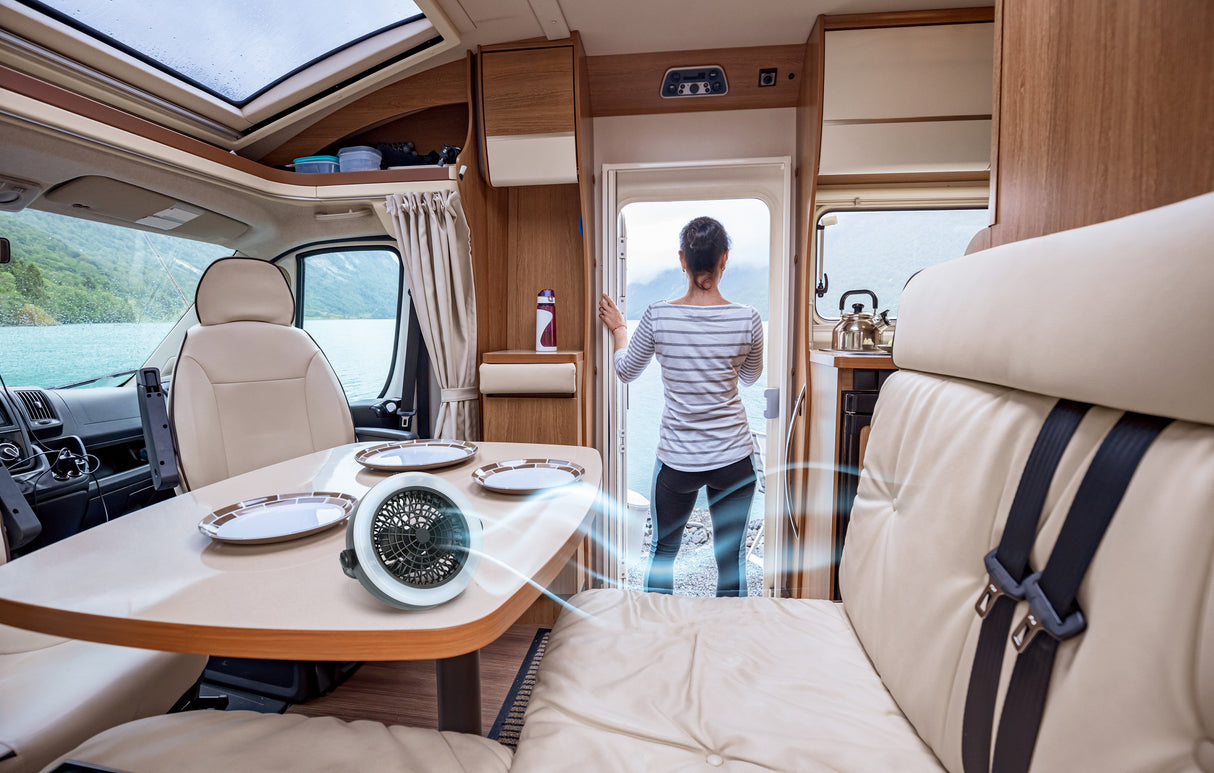 Grundig Camping Lamp en Ventilator 2in-1 - maximondo