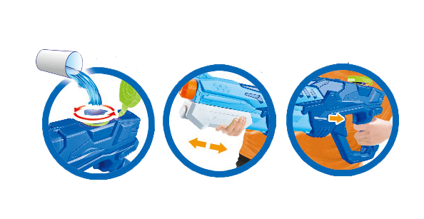 Scatch Waterpistool Blauw - maximondo