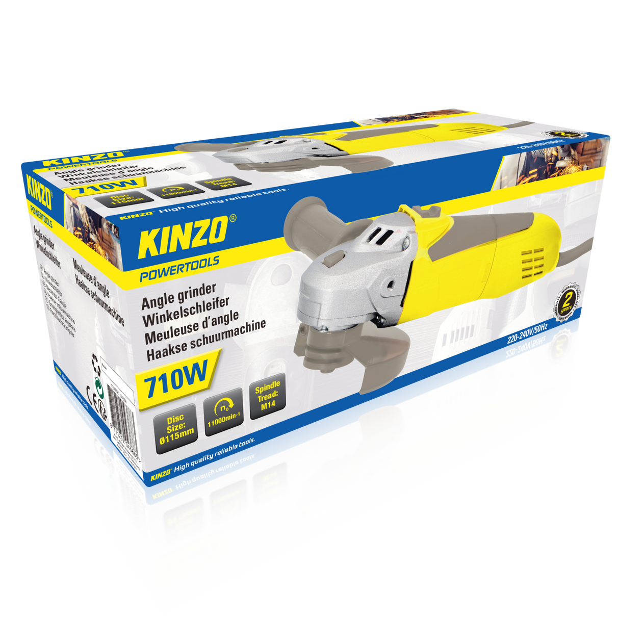 Kinzo Slijpmachine Ø115mm - maximondo