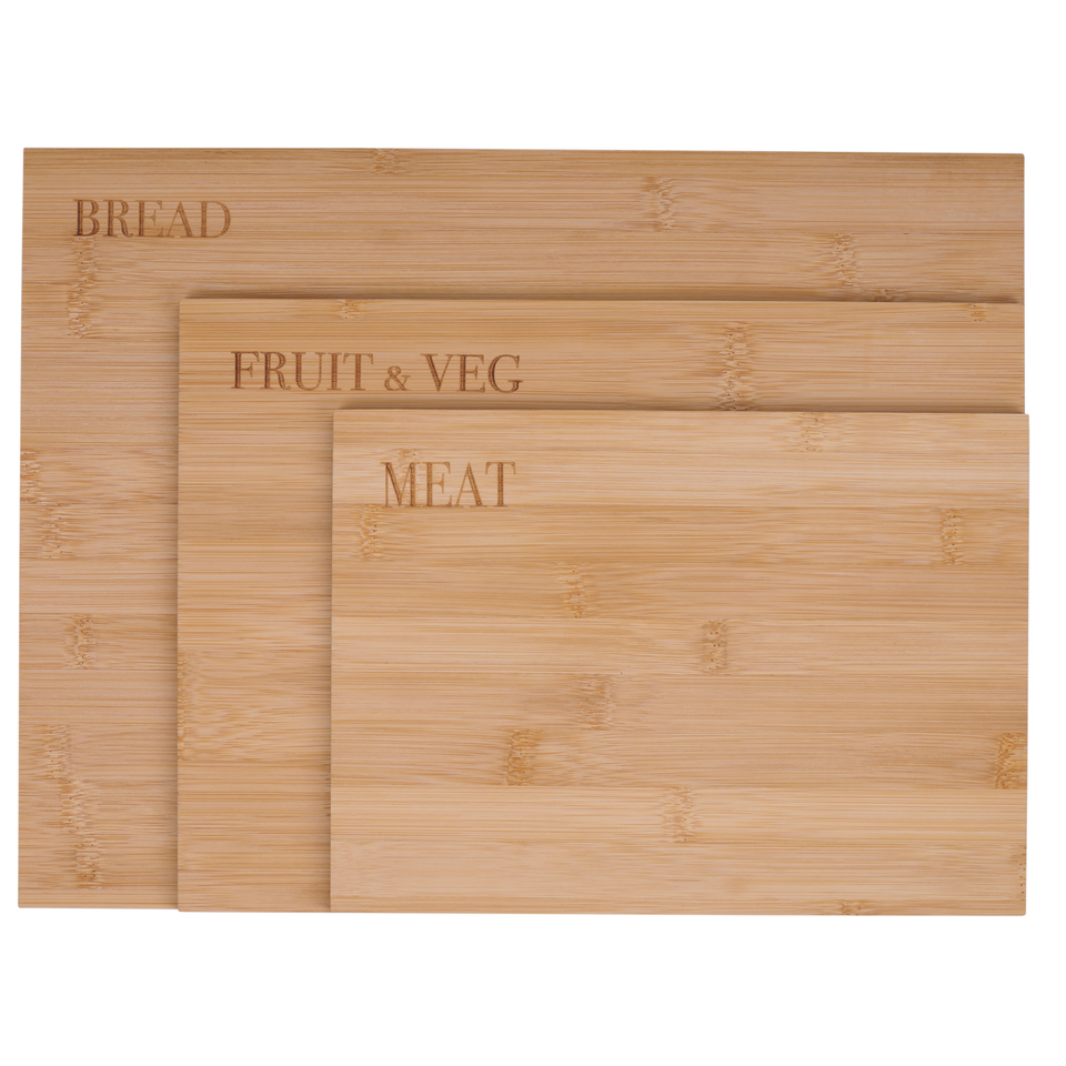 alpina Houten Snijplanken 3x Bamboe - maximondo