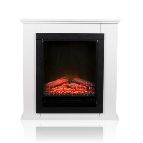 Classic Fire Lugano Sfeerhaard 1800W, Wit - maximondo