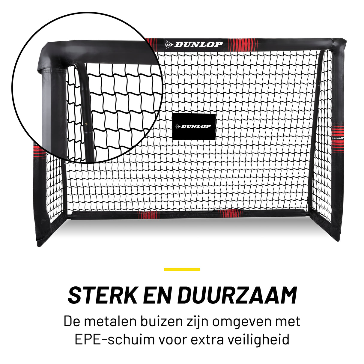 Dunlop Voetbaldoel 180 x 120 x 60cm - maximondo