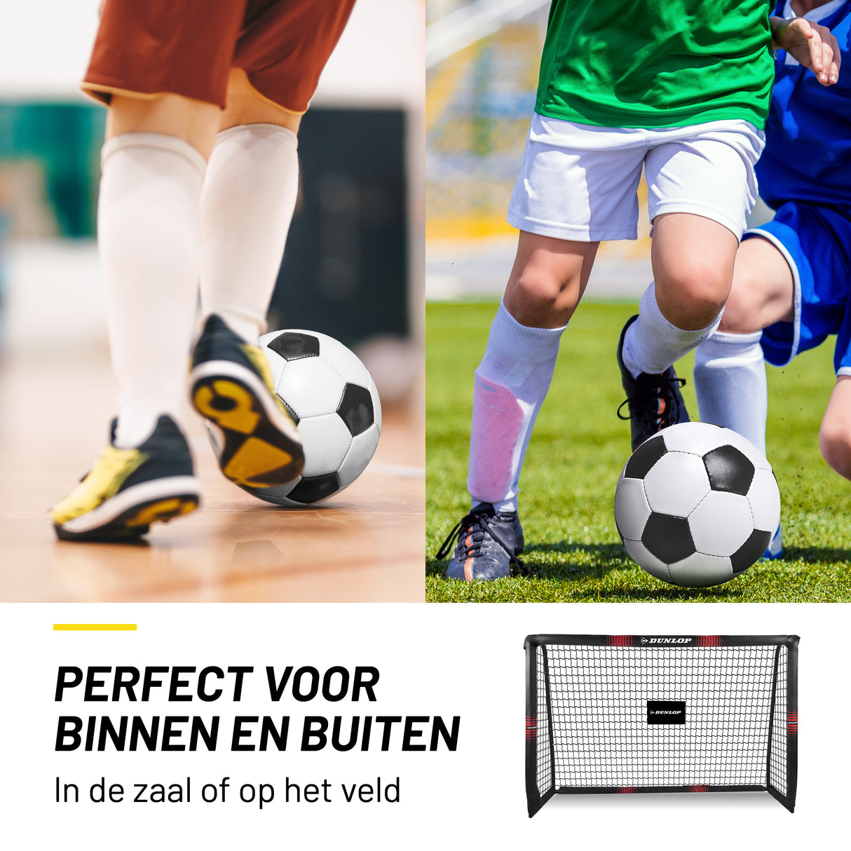 Dunlop Voetbaldoel 180 x 120 x 60cm - maximondo