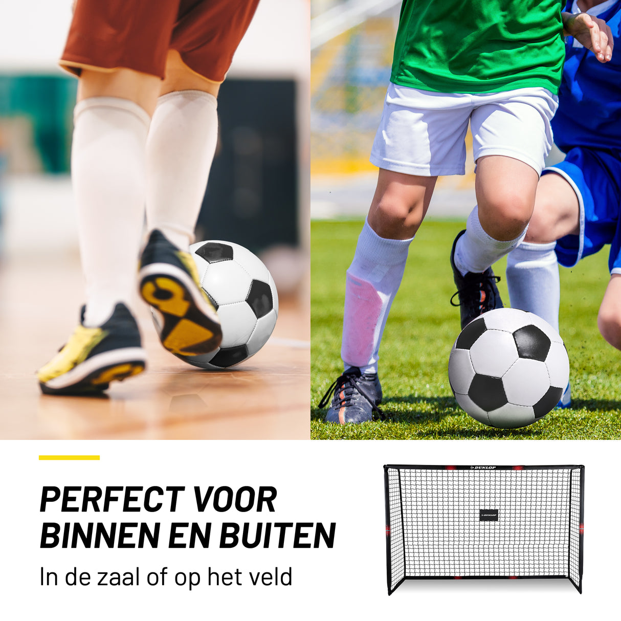 Dunlop Voetbaldoel 240 x 160 x 85cm - maximondo