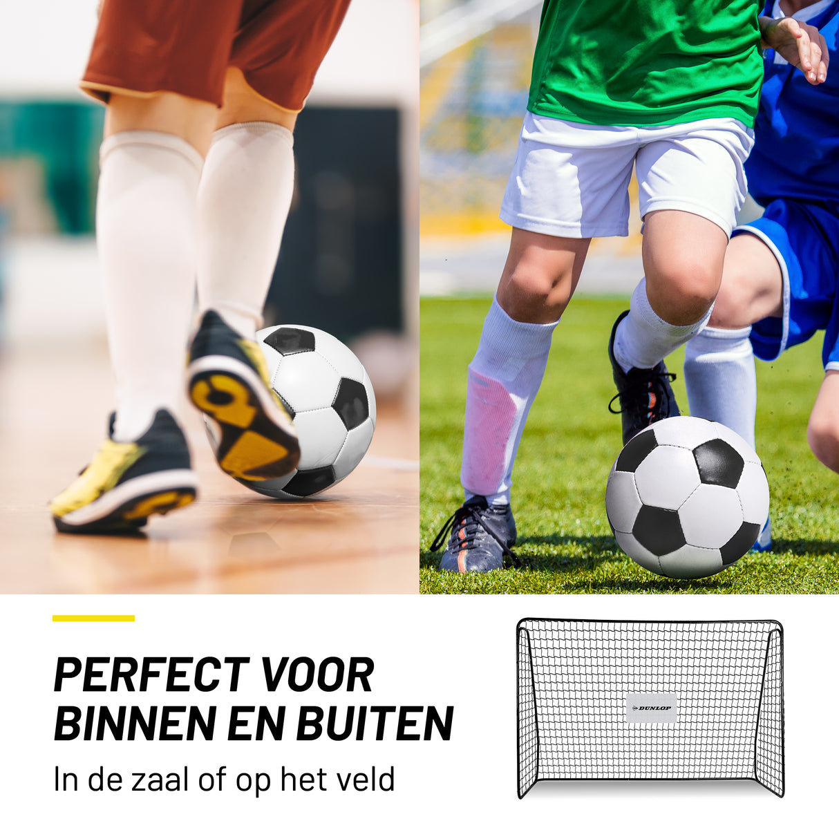 Dunlop Voetbaldoel 300 x 205 x 120cm - maximondo