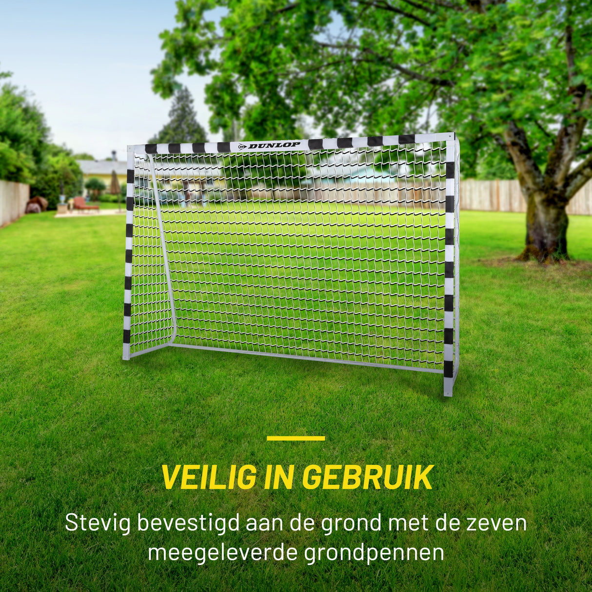 Dunlop Voetbaldoel 300x90x200 cm - maximondo