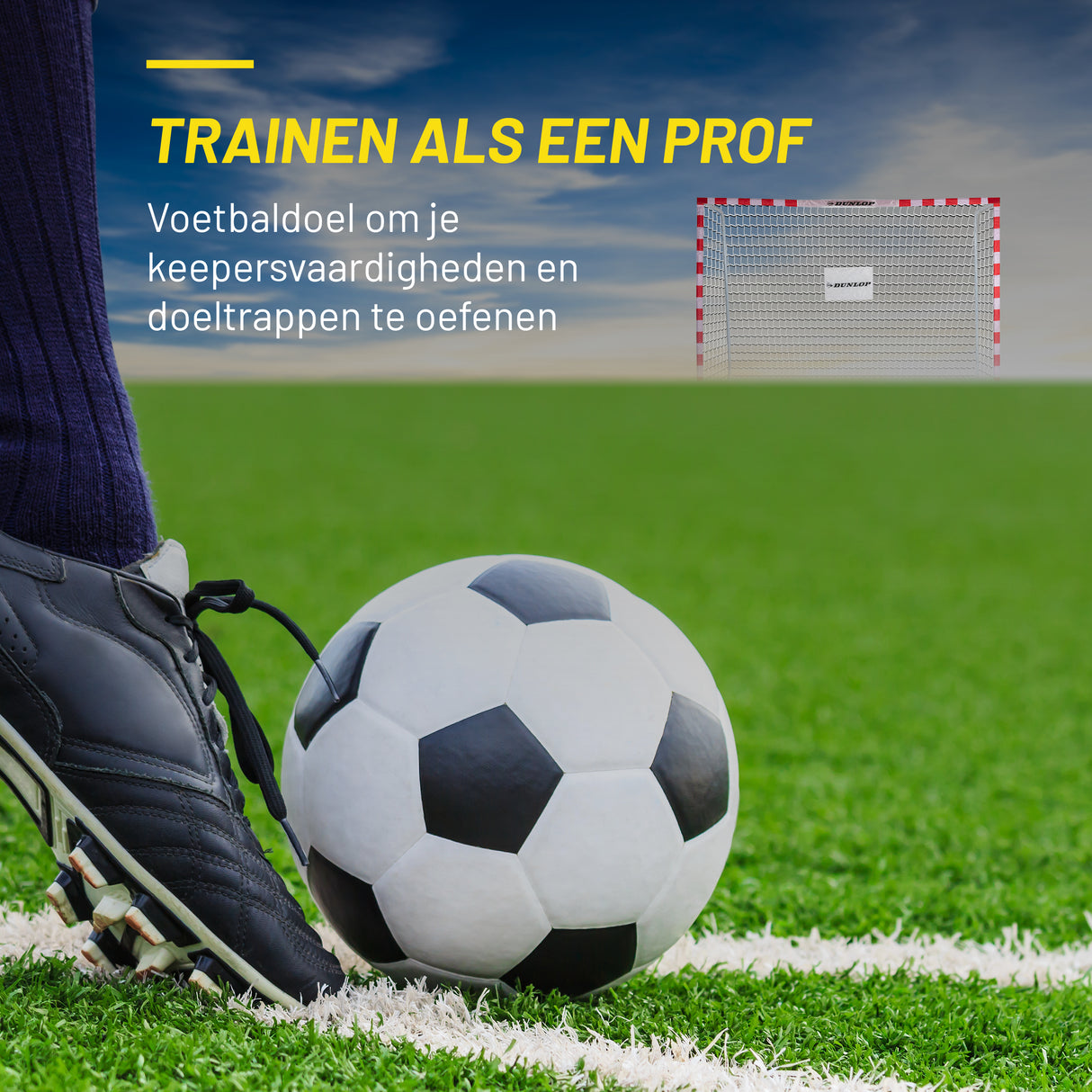 Dunlop Voetbaldoel 300x200 cm - maximondo
