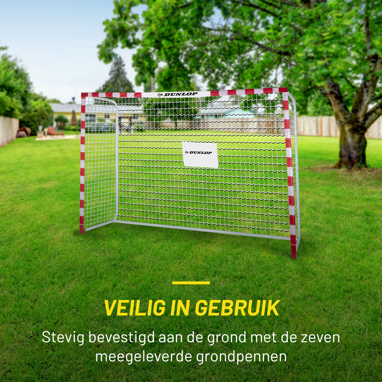 Dunlop Voetbaldoel 300 x 200 x 110cm - maximondo