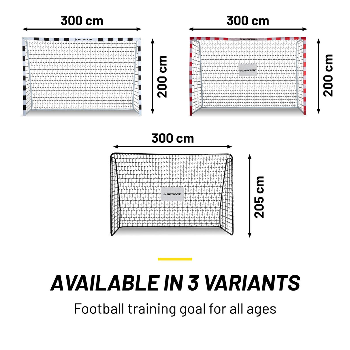 Dunlop Voetbaldoel 300x200 cm - maximondo