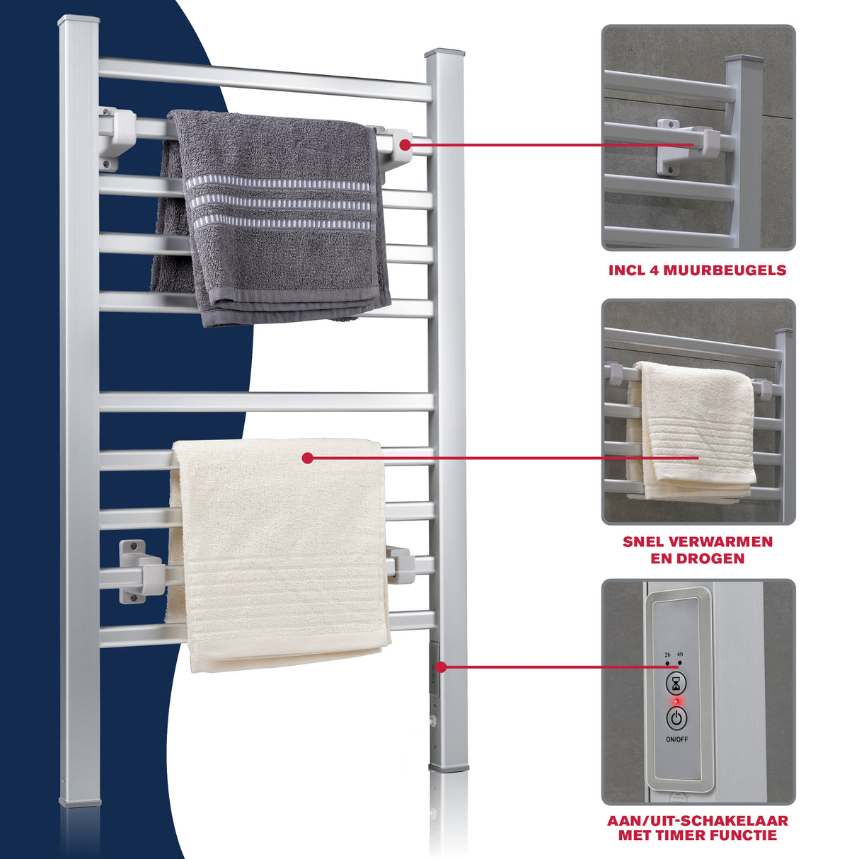 Dirt Devil Elektrische Handdoekradiator - maximondo