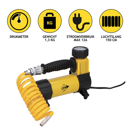 Dunlop Mini Compressor 12V - maximondo