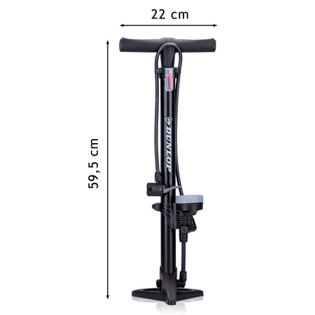 Dunlop Fietspomp met Drukmeter 11Bar/160PSI - maximondo