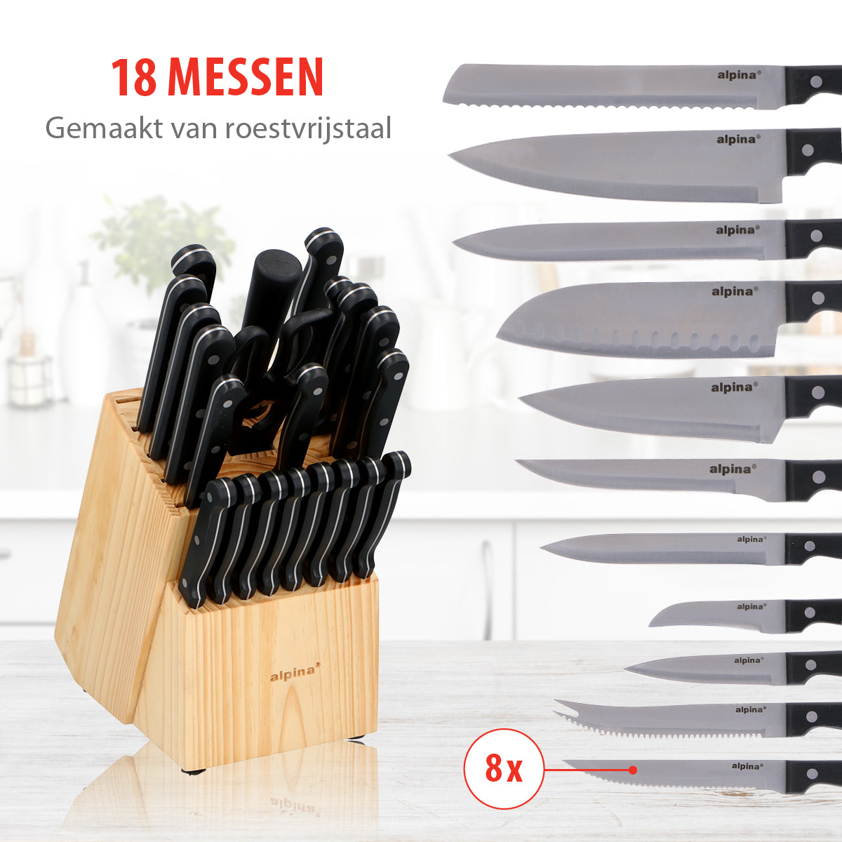 alpina Messenset 22Delig - maximondo