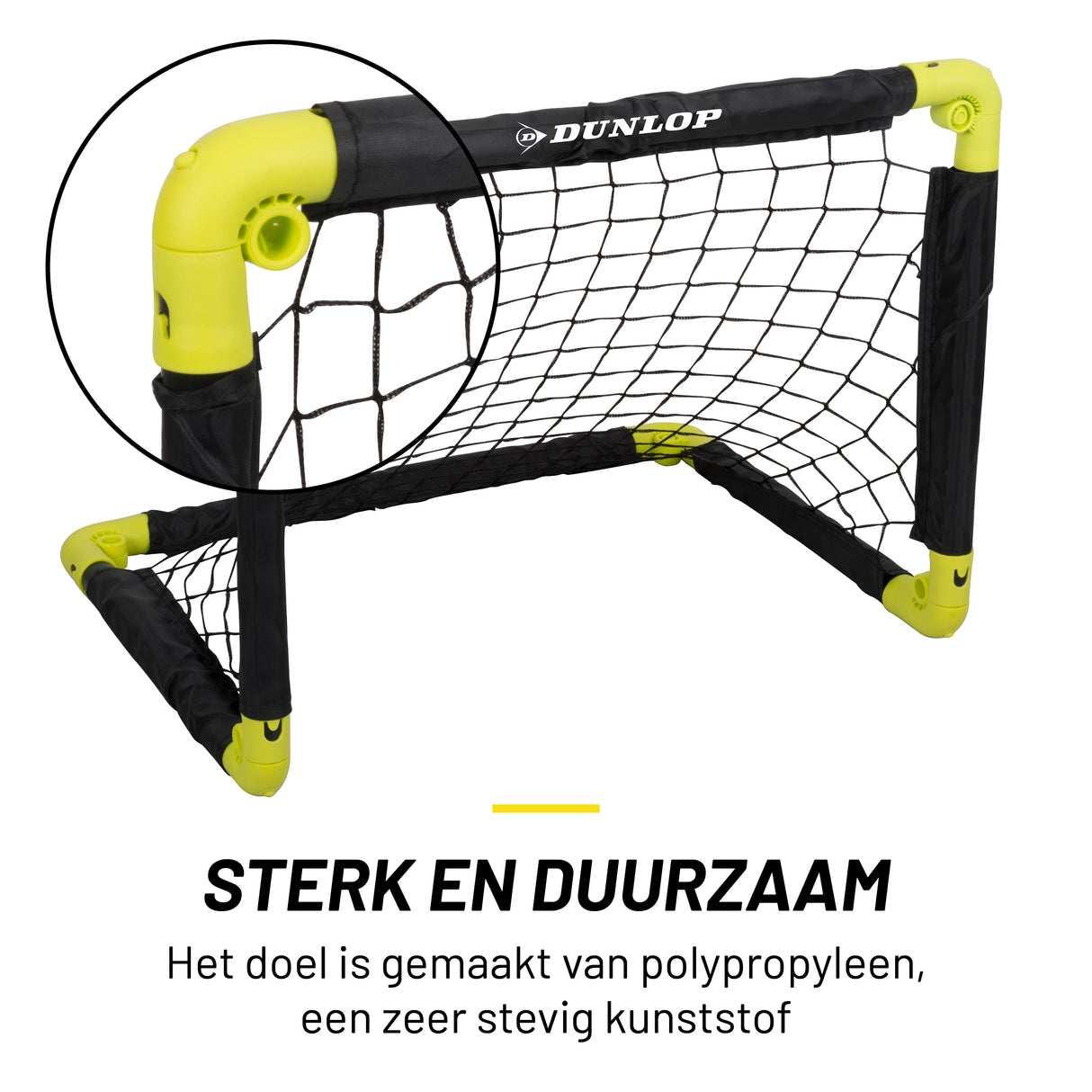 Dunlop Voetbaldoel 50 x 44 x 44cm set van 2 - Opvouwbaar - maximondo