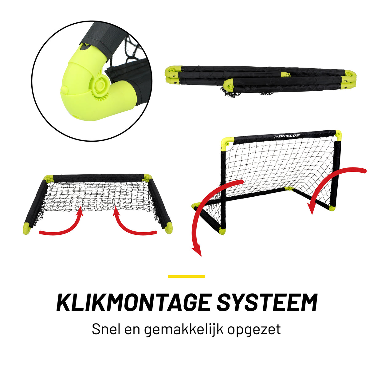 Dunlop Voetbaldoel 90x59x61 cm - maximondo