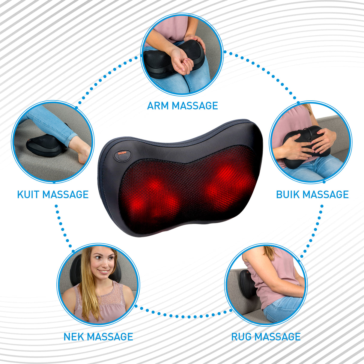 Grundig Massagekussen Nek - maximondo