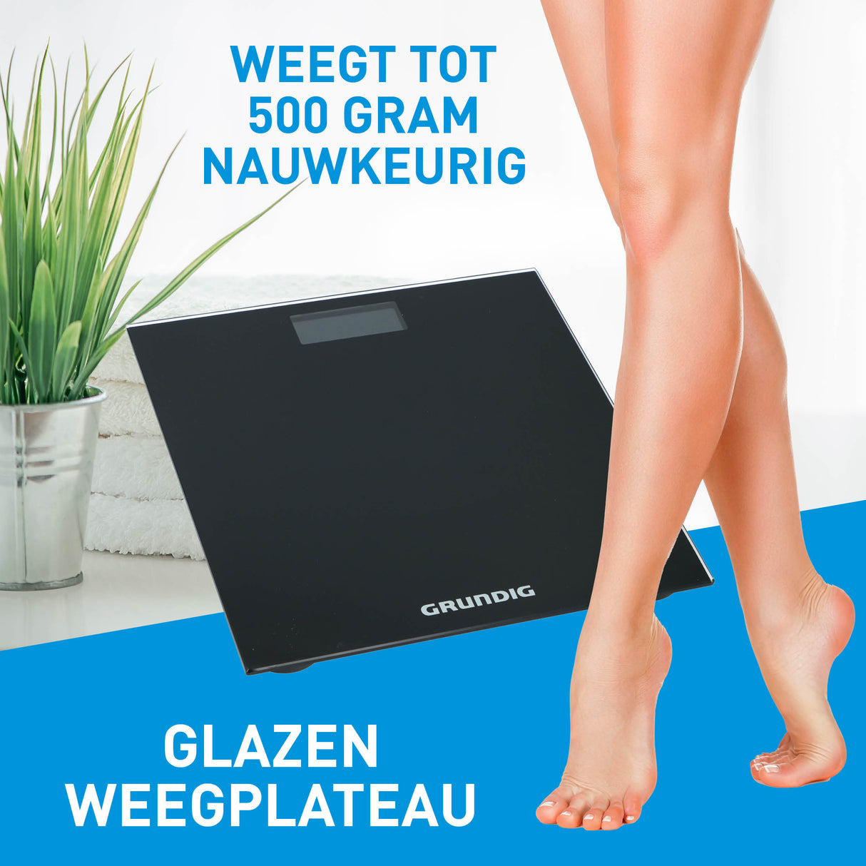 Grundig Personenweegschaal – Digitale Weegschaal - maximondo