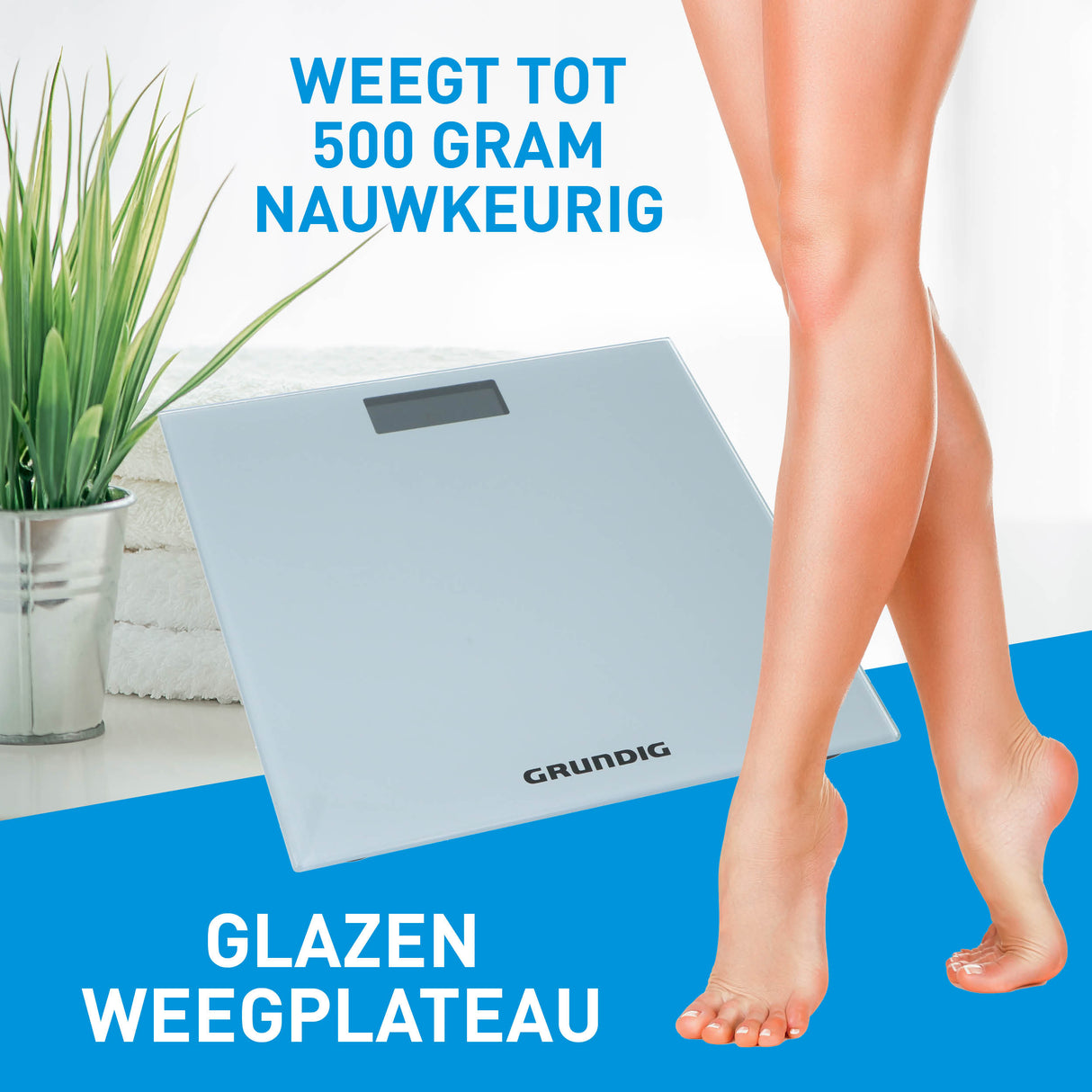 Grundig Personenweegschaal – Digitale Weegschaal - maximondo