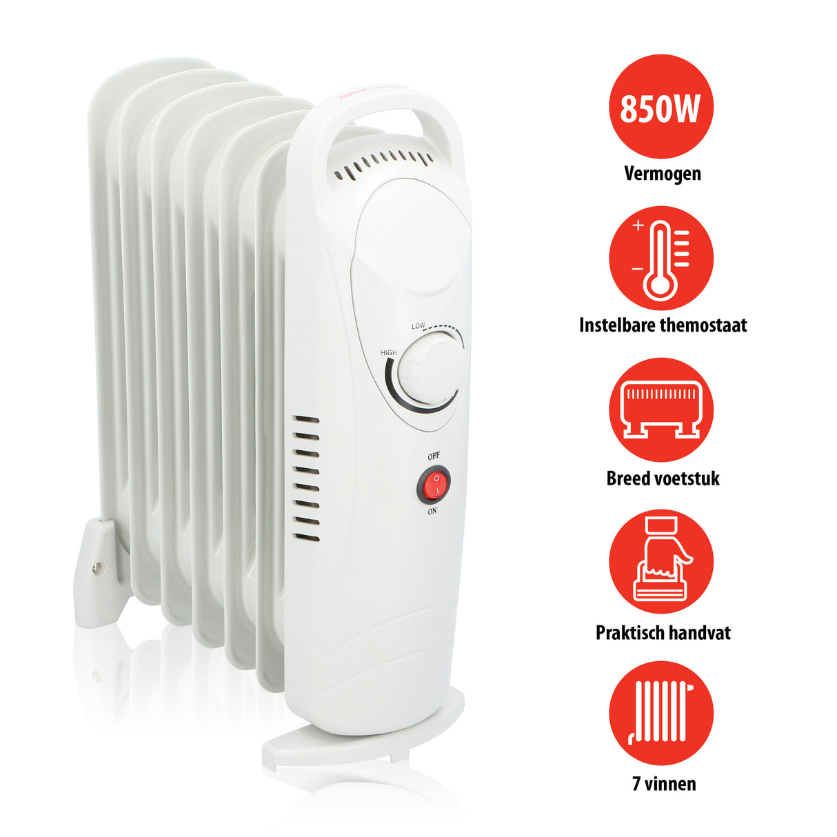 alpina Olieradiator Elektrisch 7 Lamellen