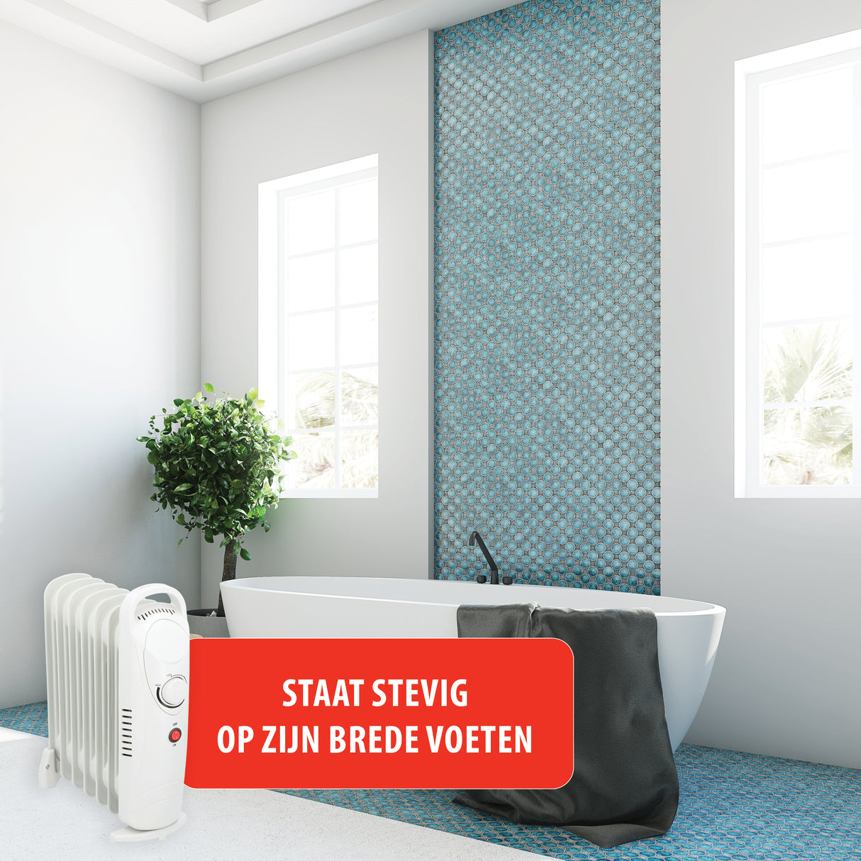 alpina Olieradiator Elektrisch 7 Lamellen