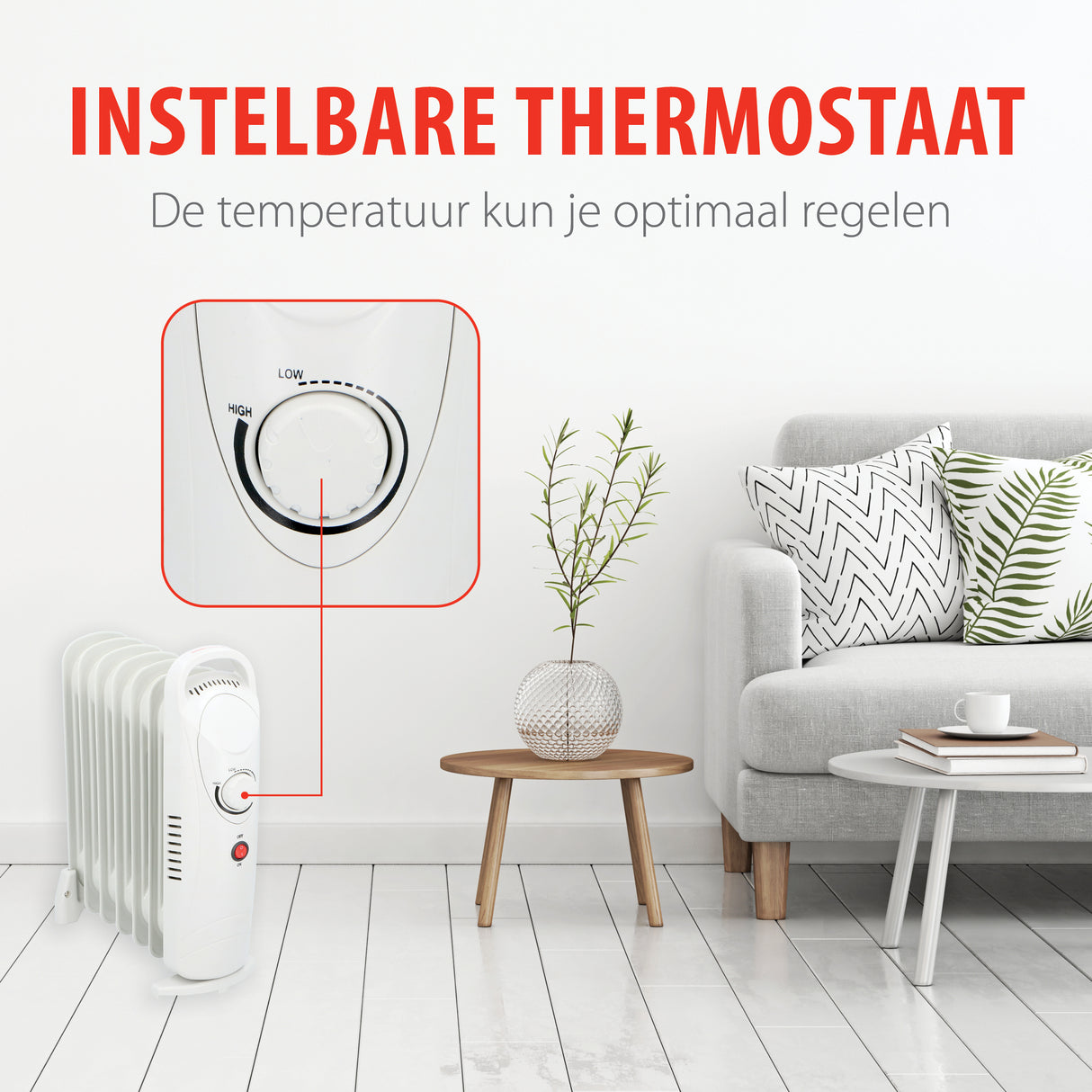 alpina Olieradiator, Thermostaat - maximondo