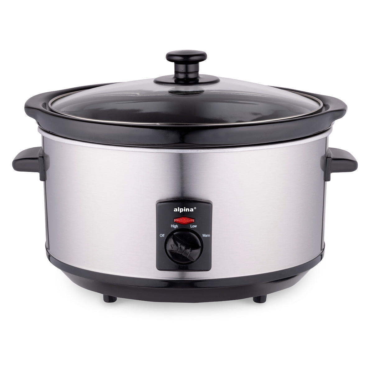 alpina Slowcooker 3.5L - RVS - maximondo
