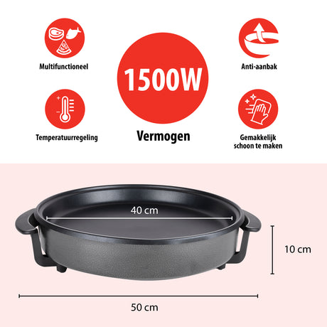 alpina Elektrische Hapjespan 1500W - maximondo