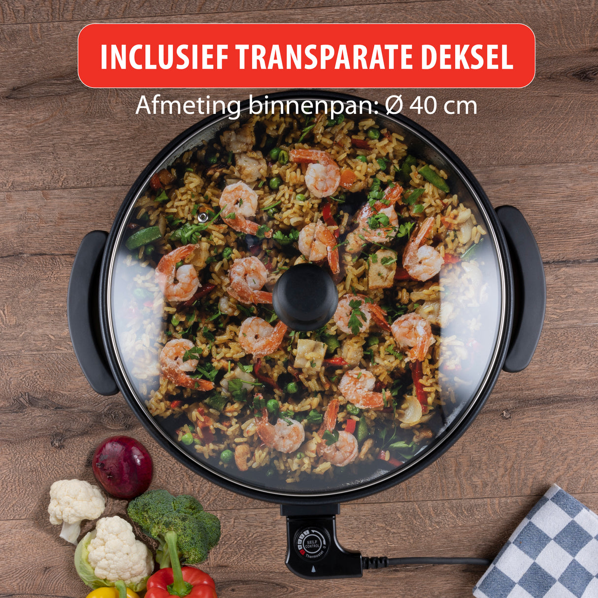 alpina Elektrische Hapjespan 1500W - maximondo