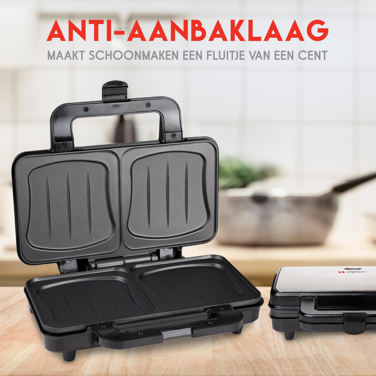 Tosti-Apparaat RVS - maximondo