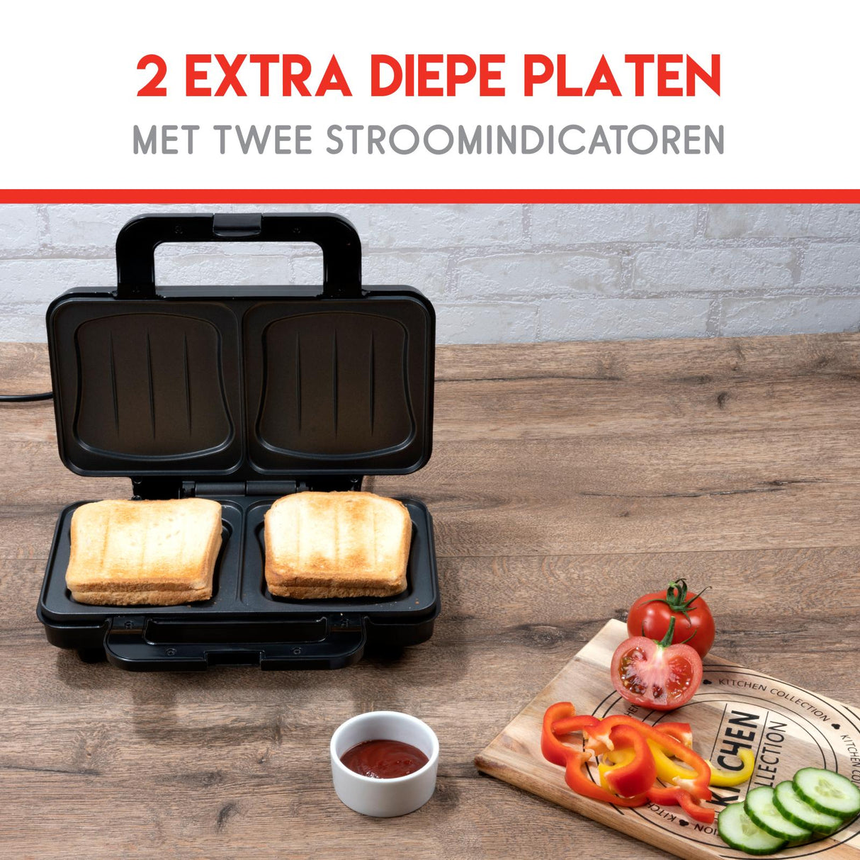 Tosti-Apparaat RVS - maximondo