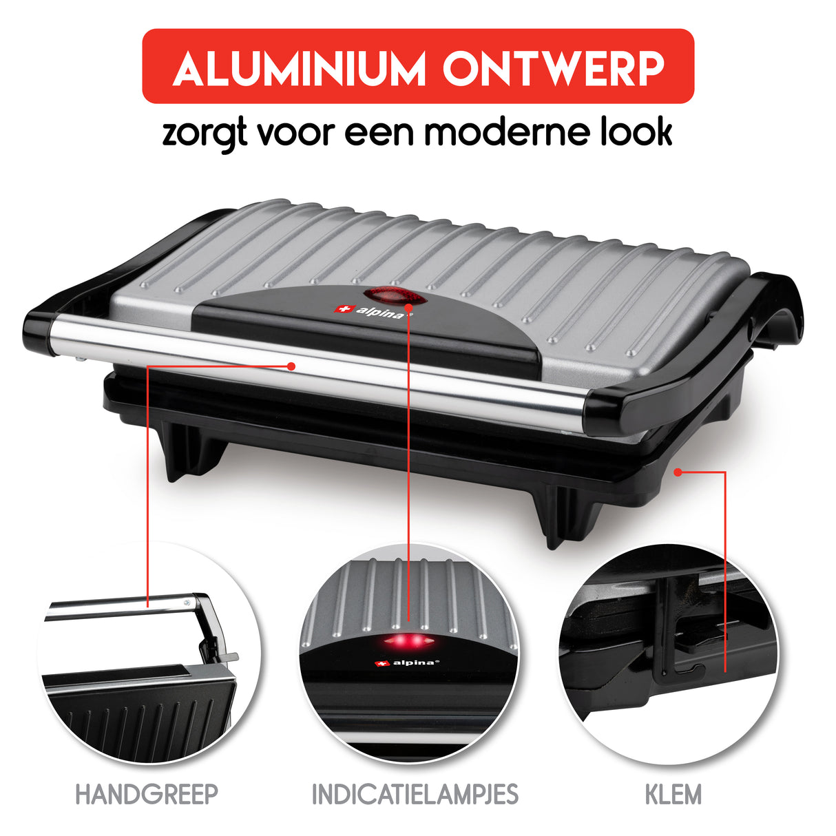 alpina Contactgrill 700W - maximondo
