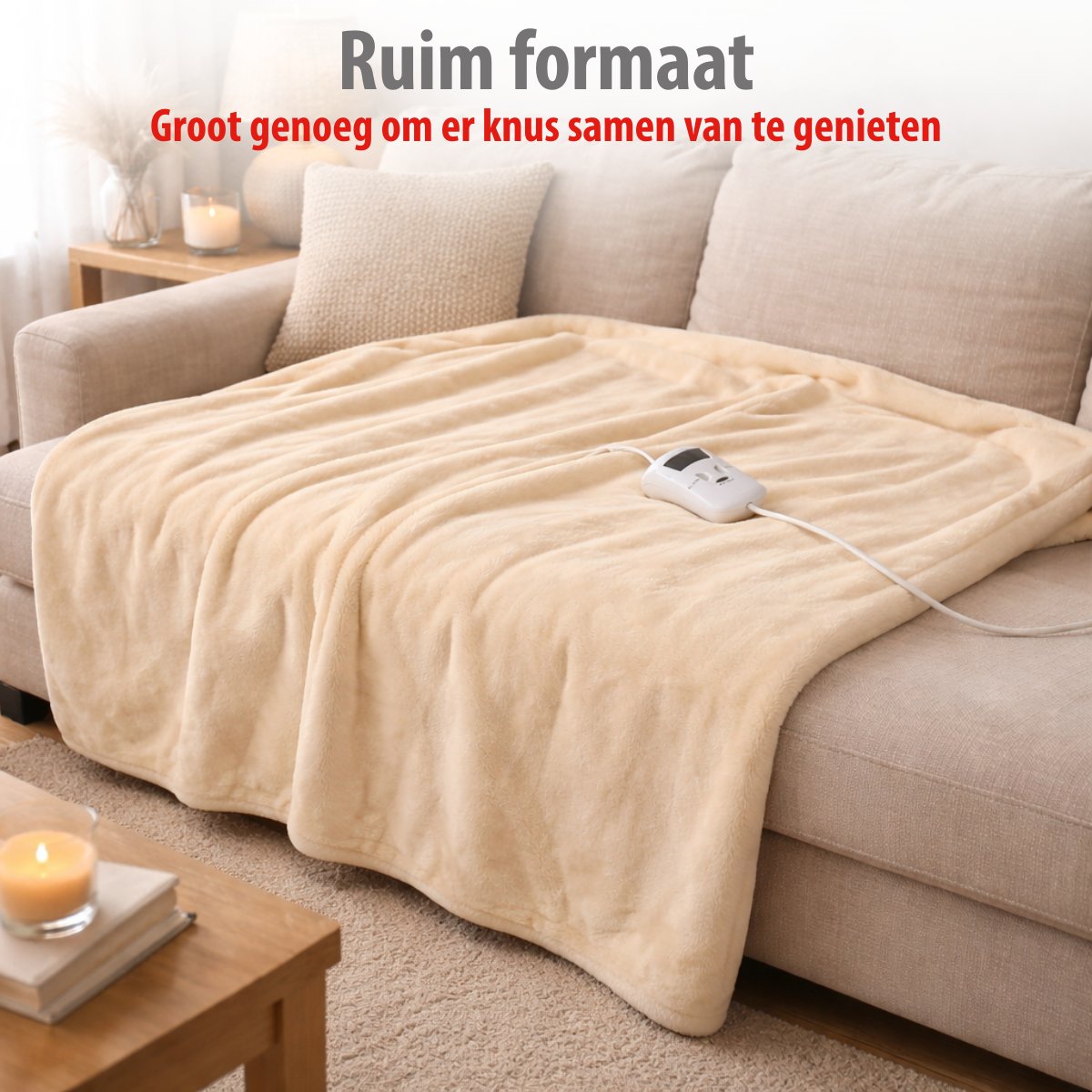 alpina Elektrische Warmtedeken 130x180 cm - maximondo