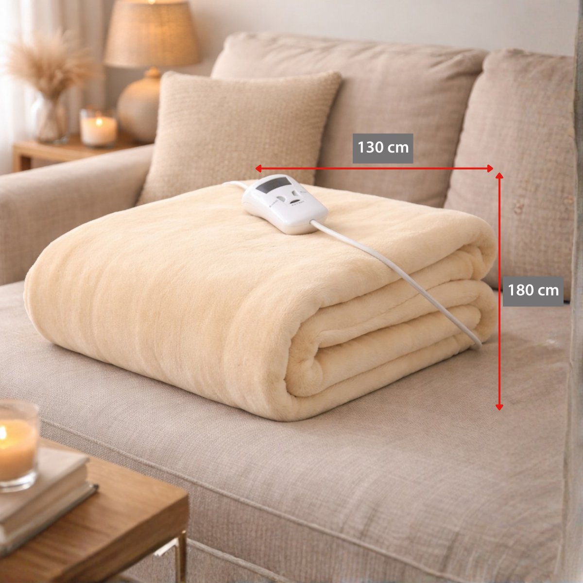alpina Elektrische Warmtedeken 130x180 cm - maximondo