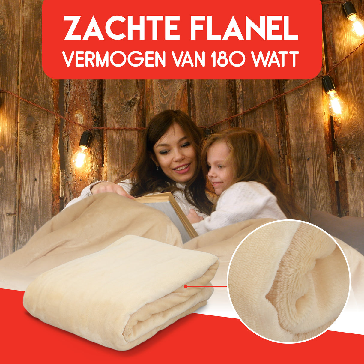 alpina Elektrische Warmtedeken 130x180 cm - maximondo