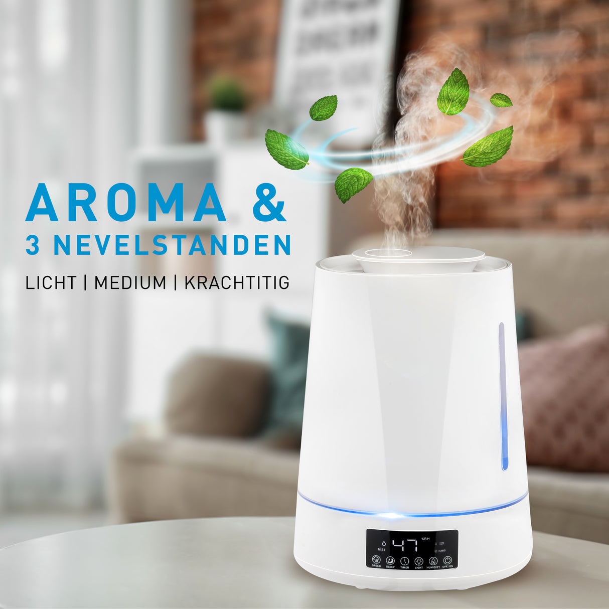 Grundig Luchtbevochtiger - Diffuser Aromatherapie - maximondo