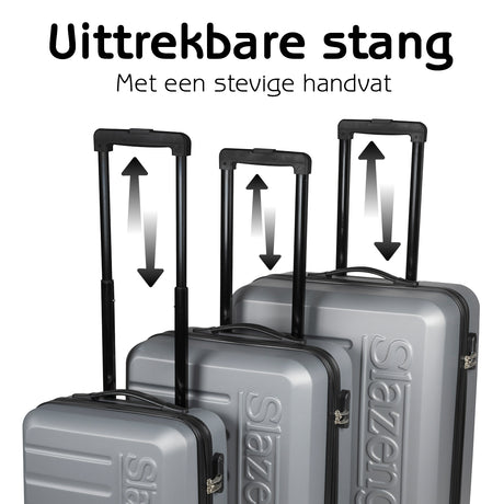 Slazenger Kofferset 3 Delig - Hardcase - maximondo
