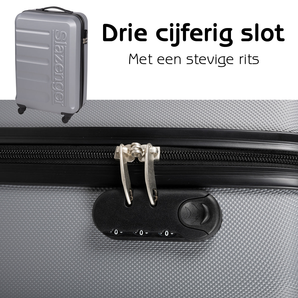 Slazenger Kofferset 3 Delig - Hardcase - maximondo