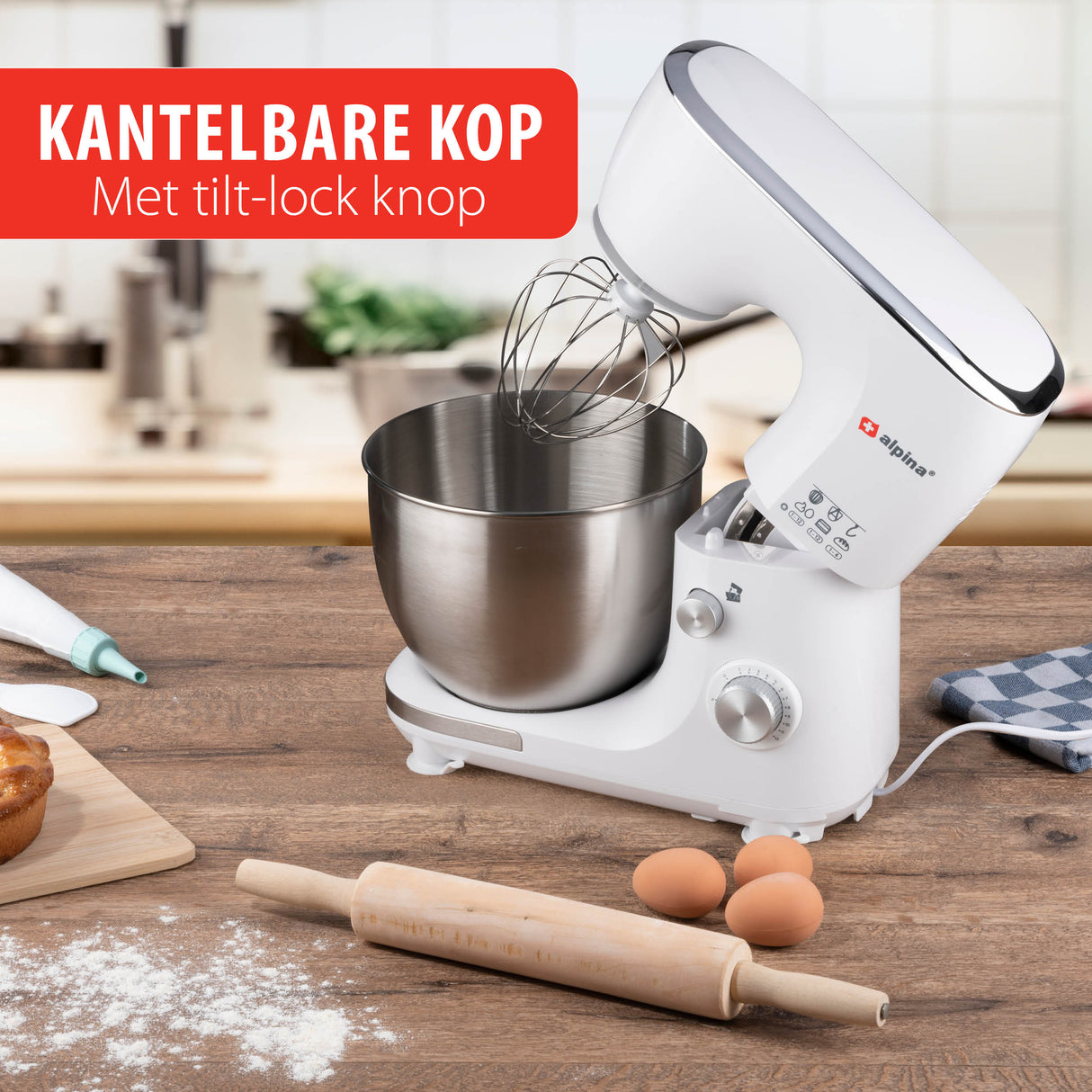 Kitchen machine 5L white - maximondo