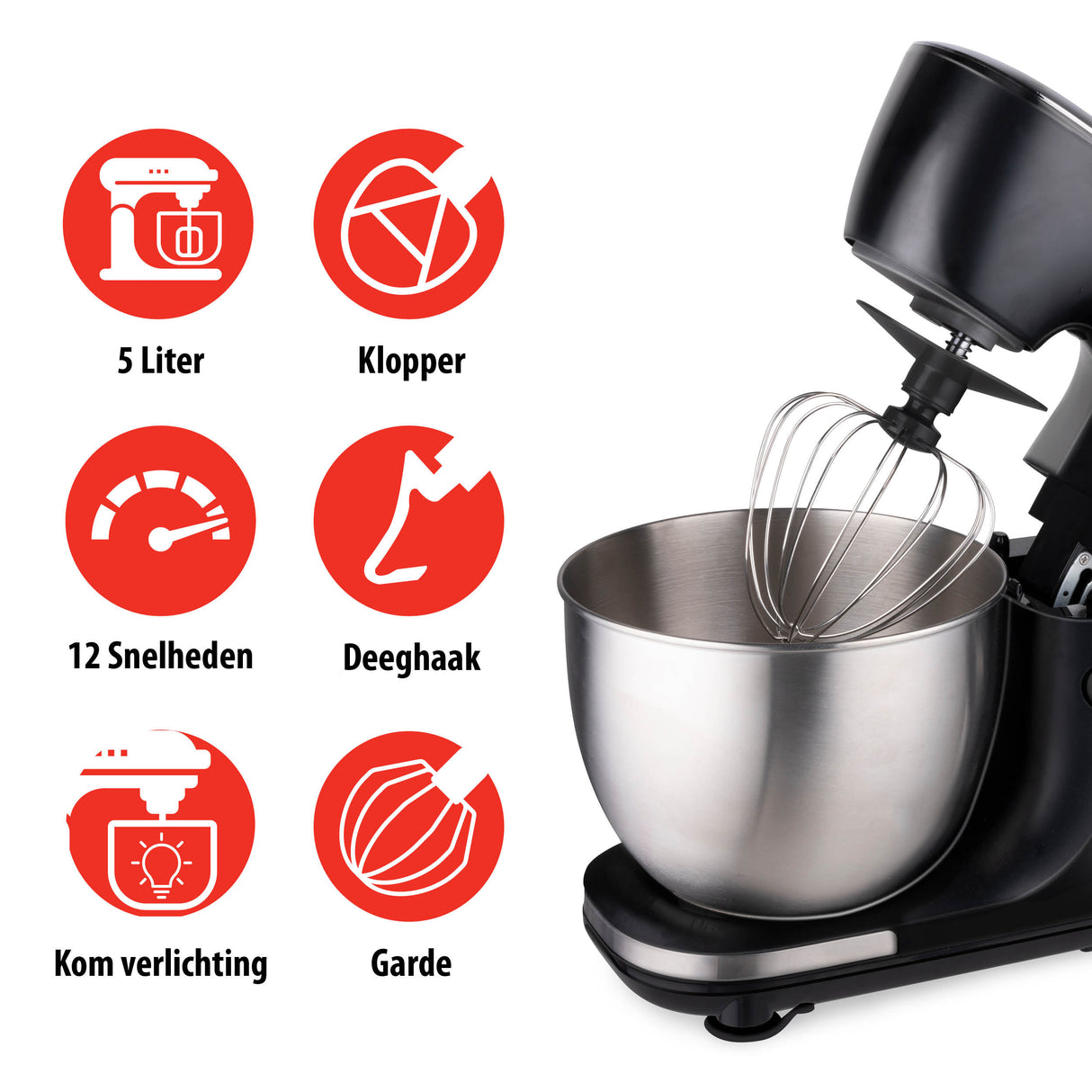 alpina Keukenmachine 3 Accessoires - maximondo