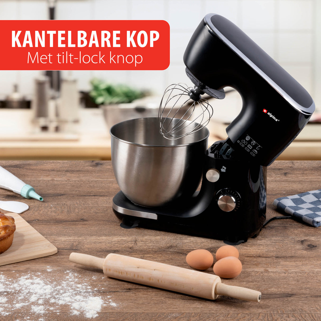 alpina Keukenmachine 3 Accessoires - maximondo