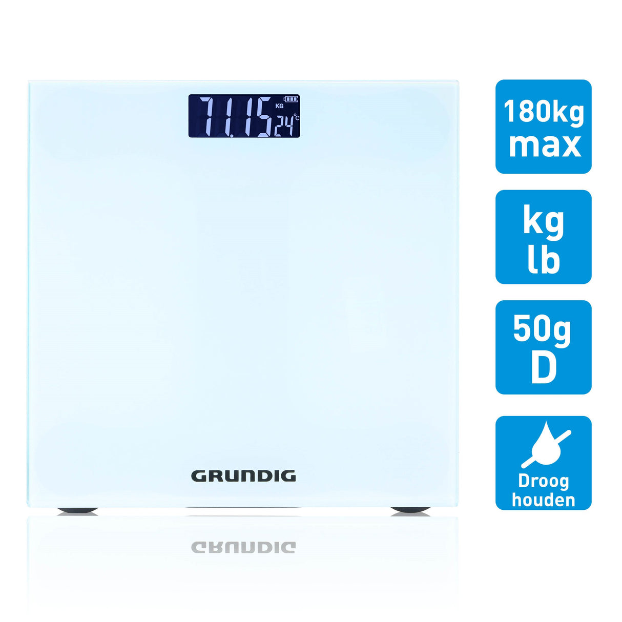 Grundig Weegschaal tot 180kg - maximondo