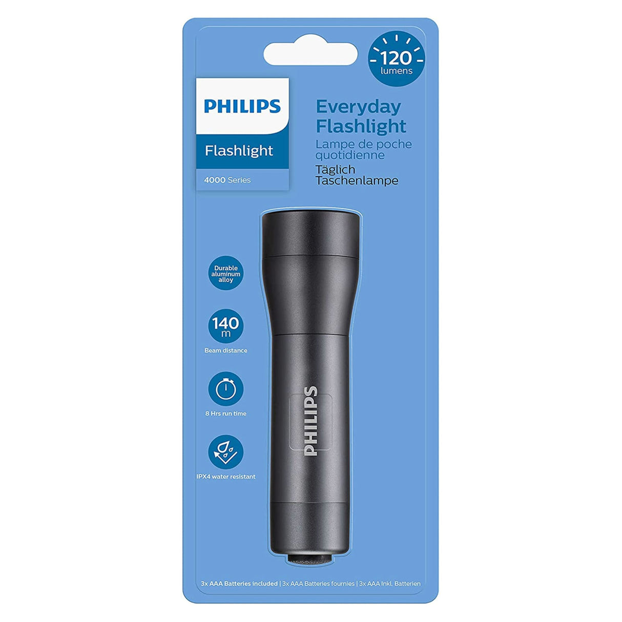 Philips LED Zaklamp SFL4000T/10, 120 lumen - maximondo